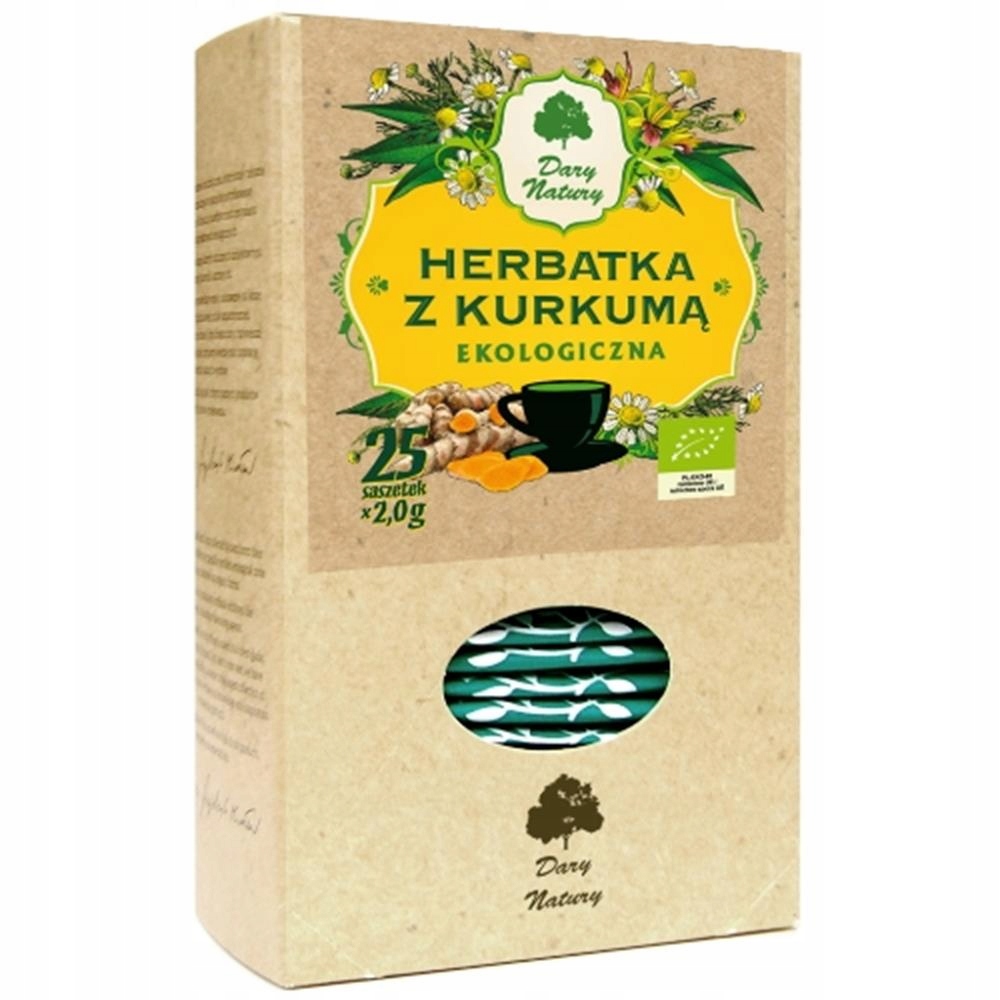 Ekologiczna Herbatka z Kurkumą 25 x 2 g