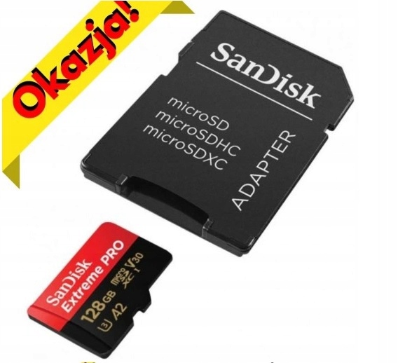 Karta microSD SanDisk EXTREME PRO 128 GB