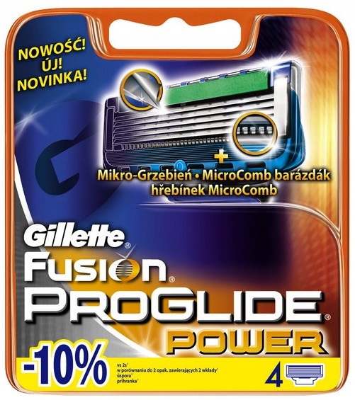 Купить 4шт GILLETTE FUSION PROGLIDE POWER: отзывы, фото, характеристики в интерне-магазине Aredi.ru