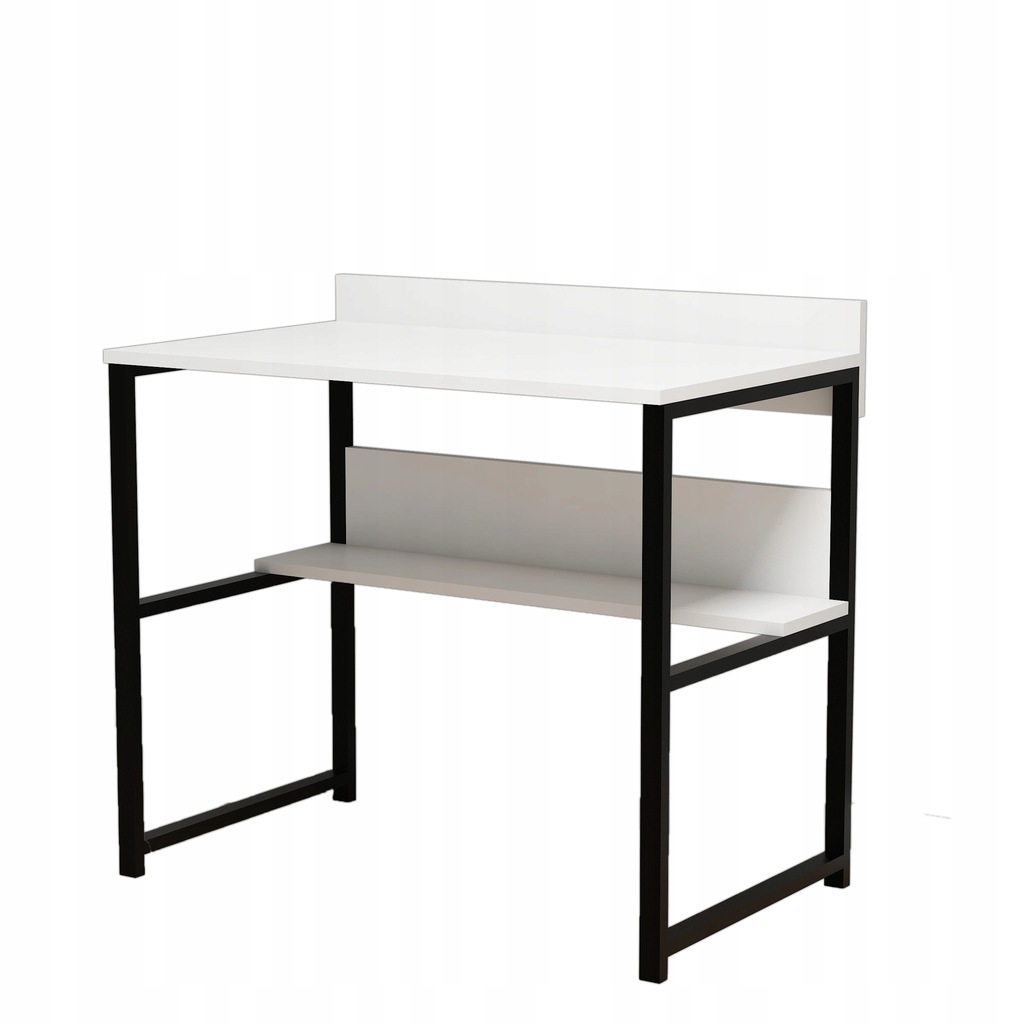 Купить Письменный стол Momento 90 см, индустриальный белый: отзывы ...