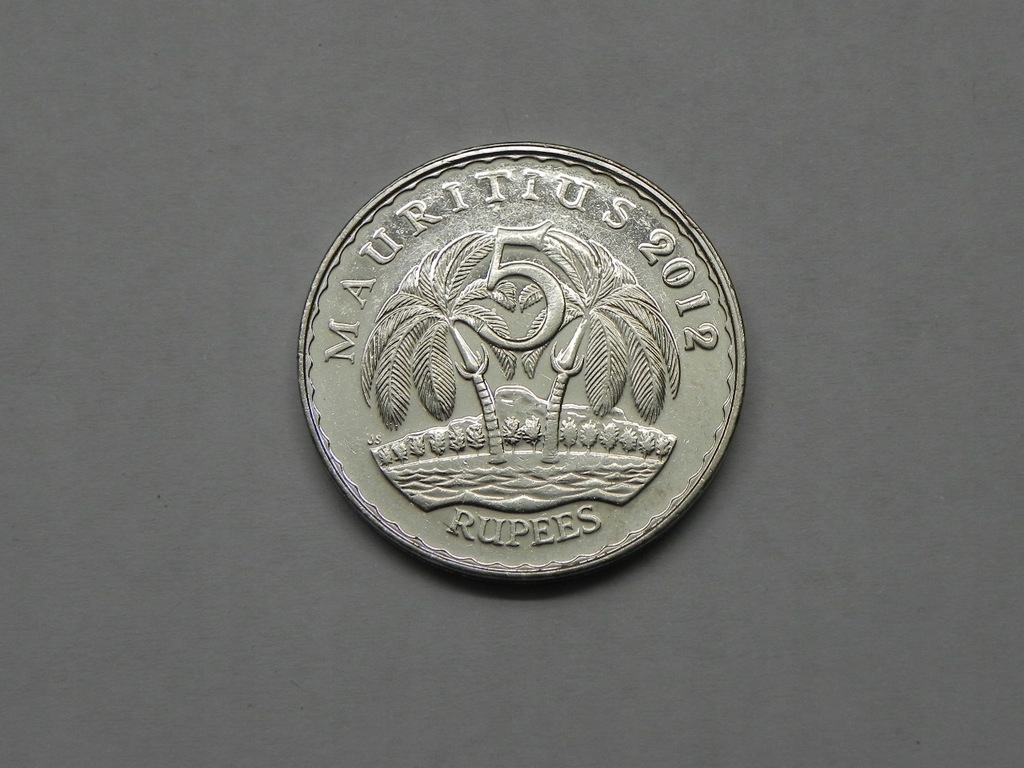 6569/ 5 RUPEES 2012 MAURITIUS