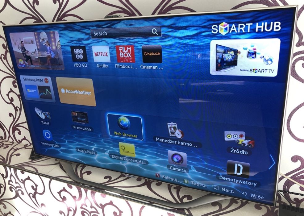 SAMSUNG ES8000 55 CALI 3D SMART TV LED FULL HD 8649674187 oficjalne