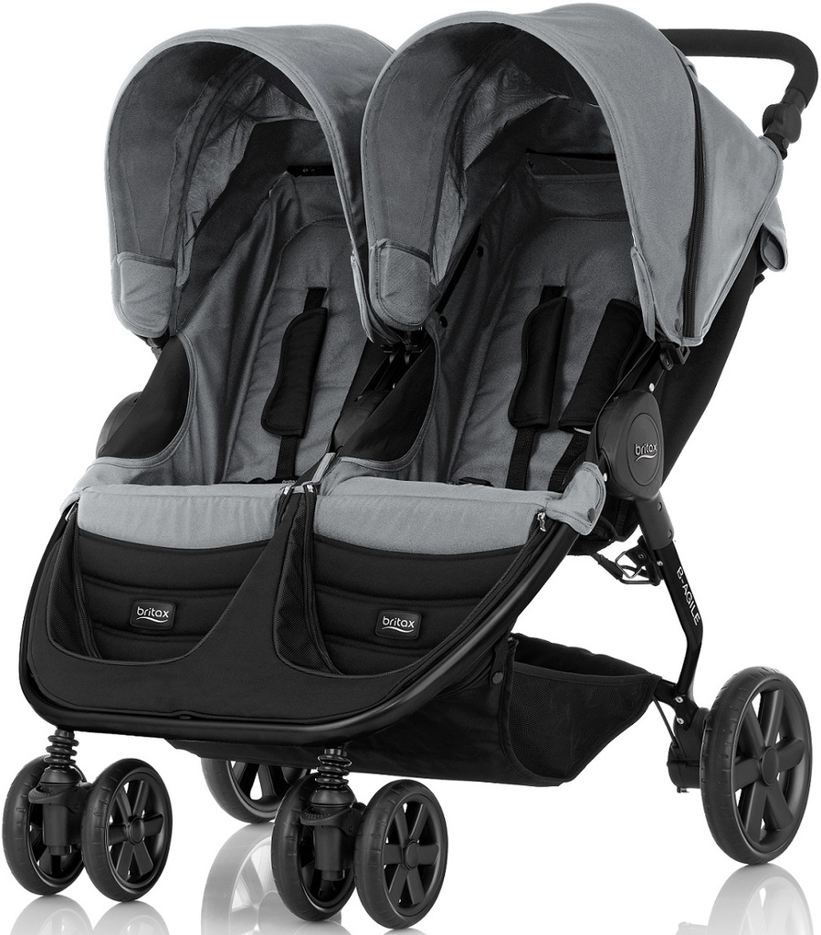 BRITAX B-AGILE DOUBLE BLIŹNIAK SPACERÓWKA STEEL