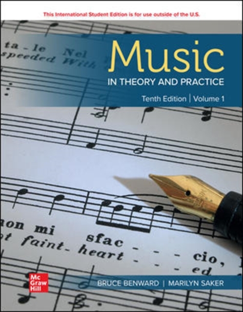 ISE Music in Theory and Practice Volume 1 Benward Bruce ,Saker Marilyn