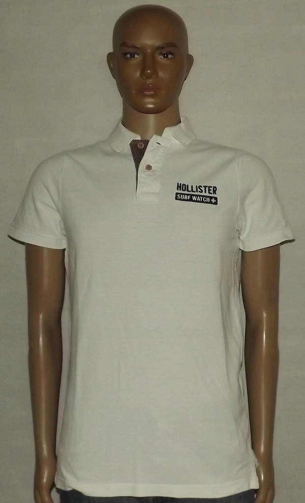 HOLLISTER__MĘSKA KOSZULKA POLO LOGO roz.M