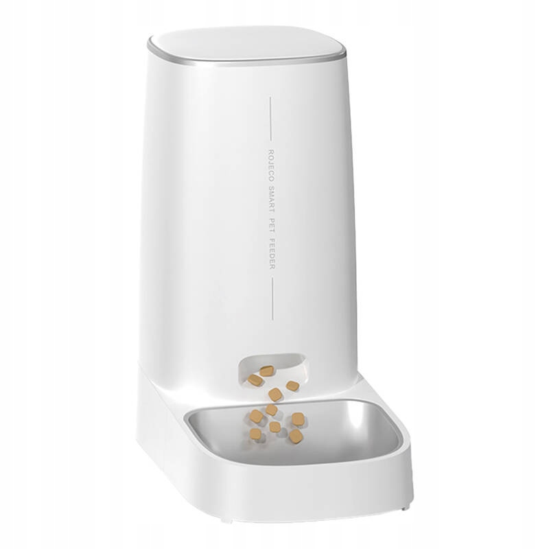 Automatyczny dozownik karmy WiFi Rojeco 4L pojedyncza miska