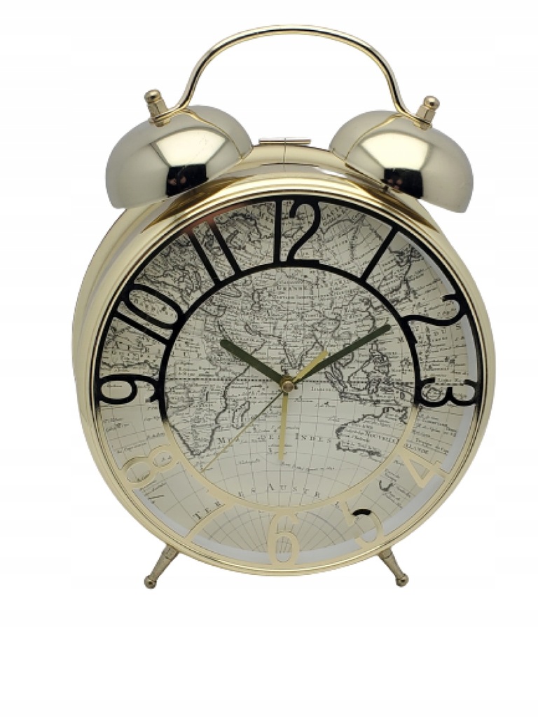 Zegar Stołowy Mapa Świata Home And You