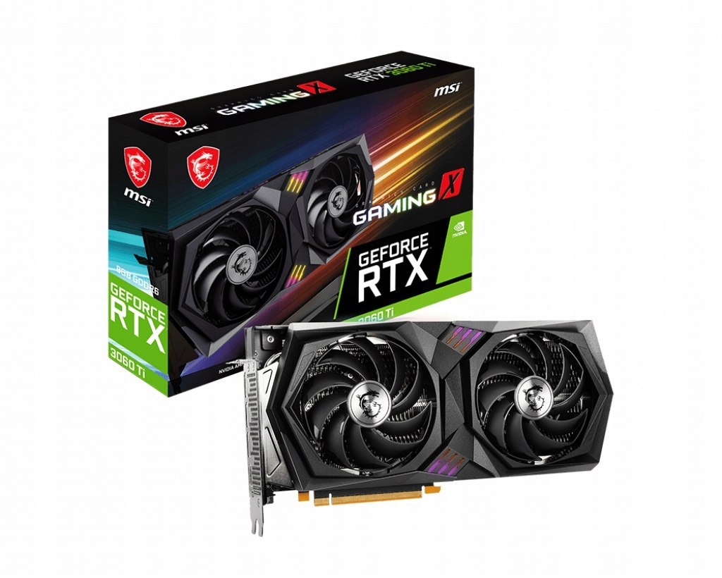 MSI GEFORCE RTX 3060 TI GAMING X 8G LHR NVIDIA, 8