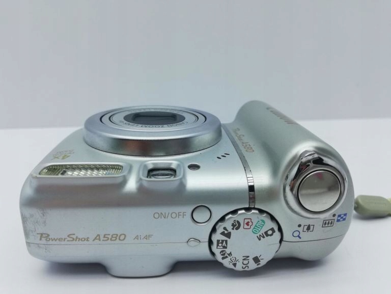 A7682 Canon PowerShot A580 PC1264 通電OK APARAT CANON POWERSHOT A580 PC 1264 - 8854802923 - oficjalne