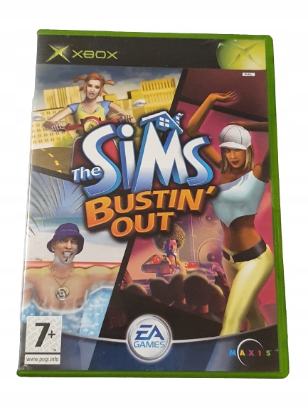 XBOX THE SIMS BUSTIN OUT X BOX CLASSIC
