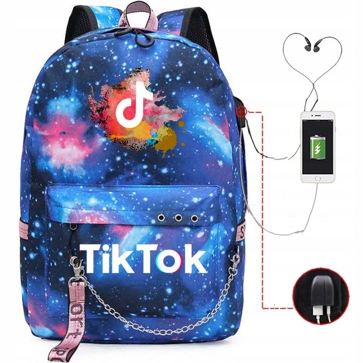 Купить РЮКЗАК TIK TOK GALAXY COLOURS PATTERNS БОЛЬШОЙ A4 USB: отзывы ...