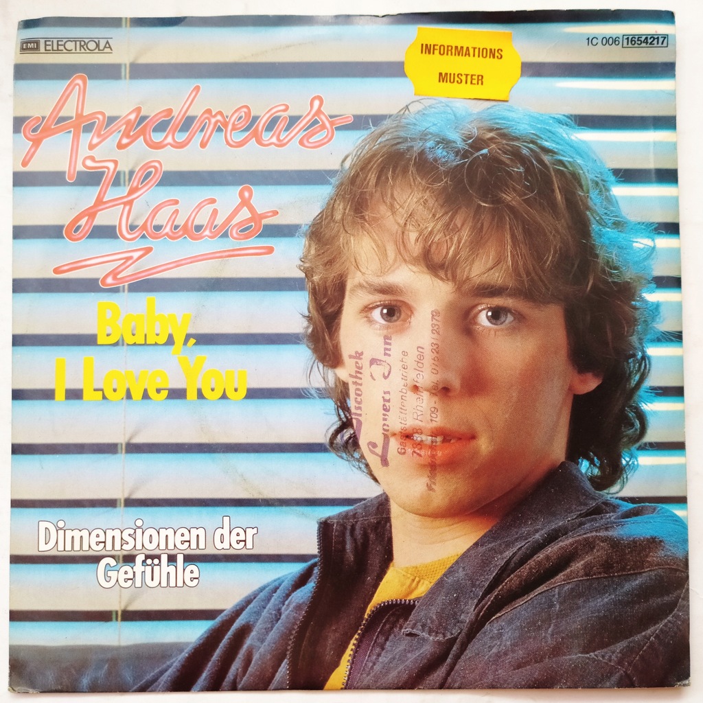 Andreas Haas- Baby, I Love You- SP 7''