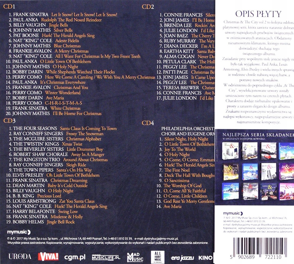 Купить РОЖДЕСТВО+ГОРОД ТОМ. 2 (4CD): отзывы, фото, характеристики в интерне-магазине Aredi.ru