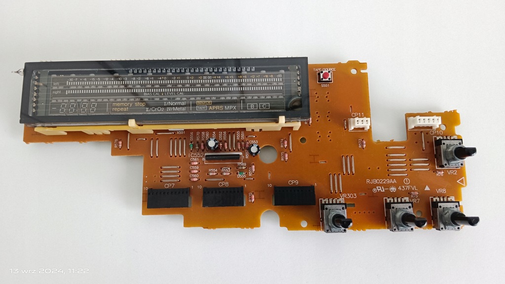 Technics RS-B765 moduł wyświetlacza