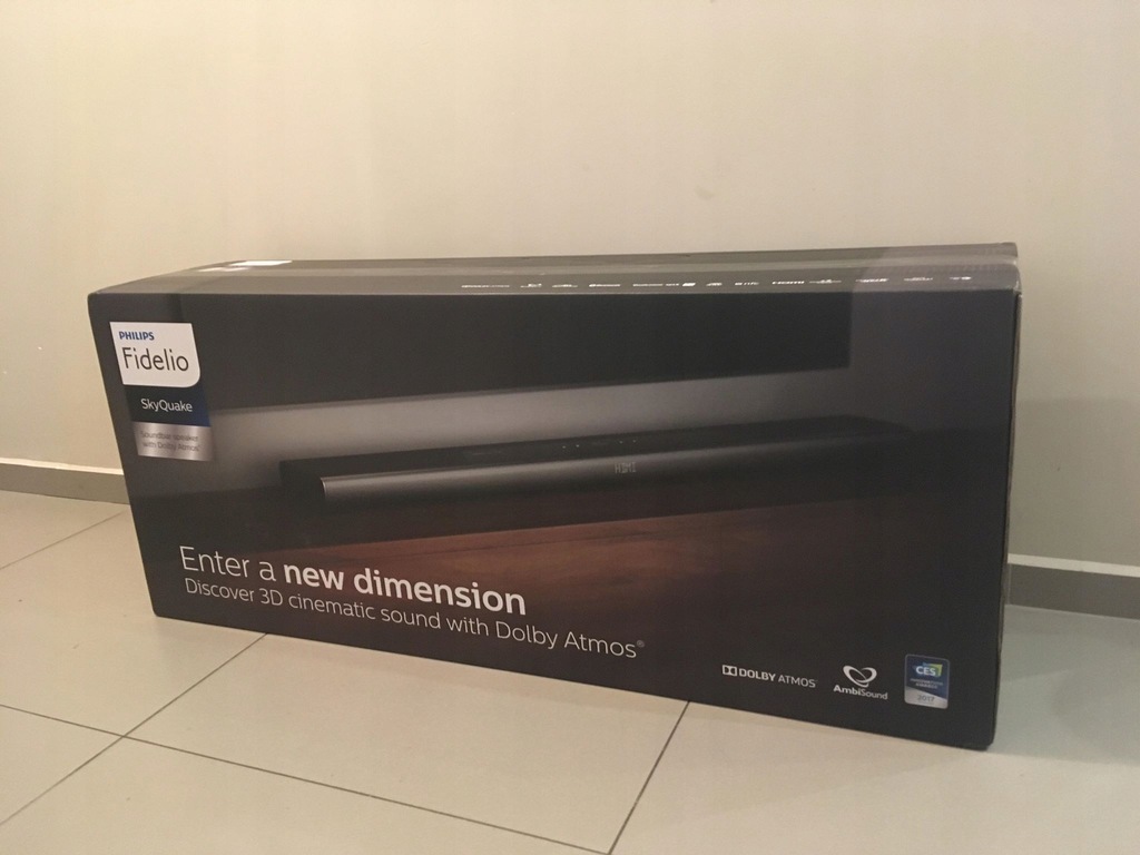 philips fidelio skyquake b8 soundbar