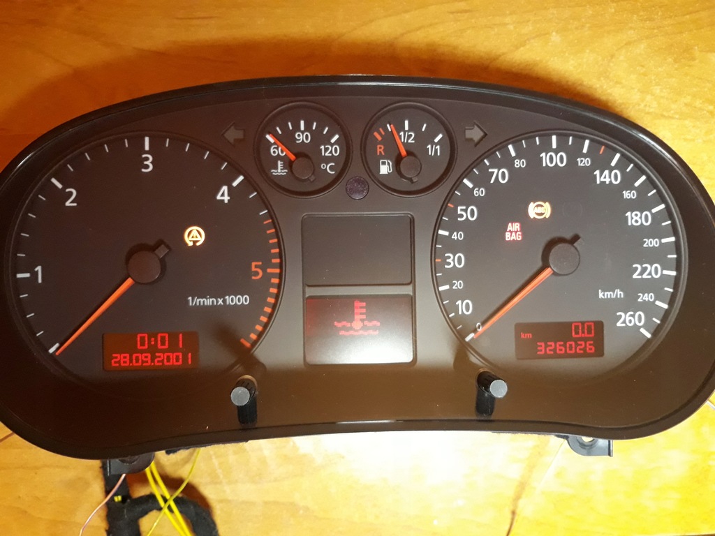 Licznik Audi A3 Fis 8l0920900m Jaeger Pin 8817488145 Oficjalne Archiwum Allegro