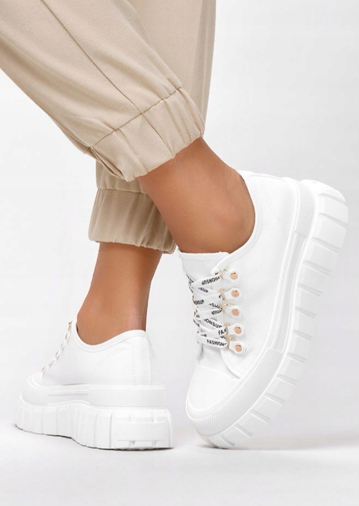 Купить Хит модных криперов, белые кроссовки 39 размера.: отзывы, фото, характеристики в интерне-магазине Aredi.ru