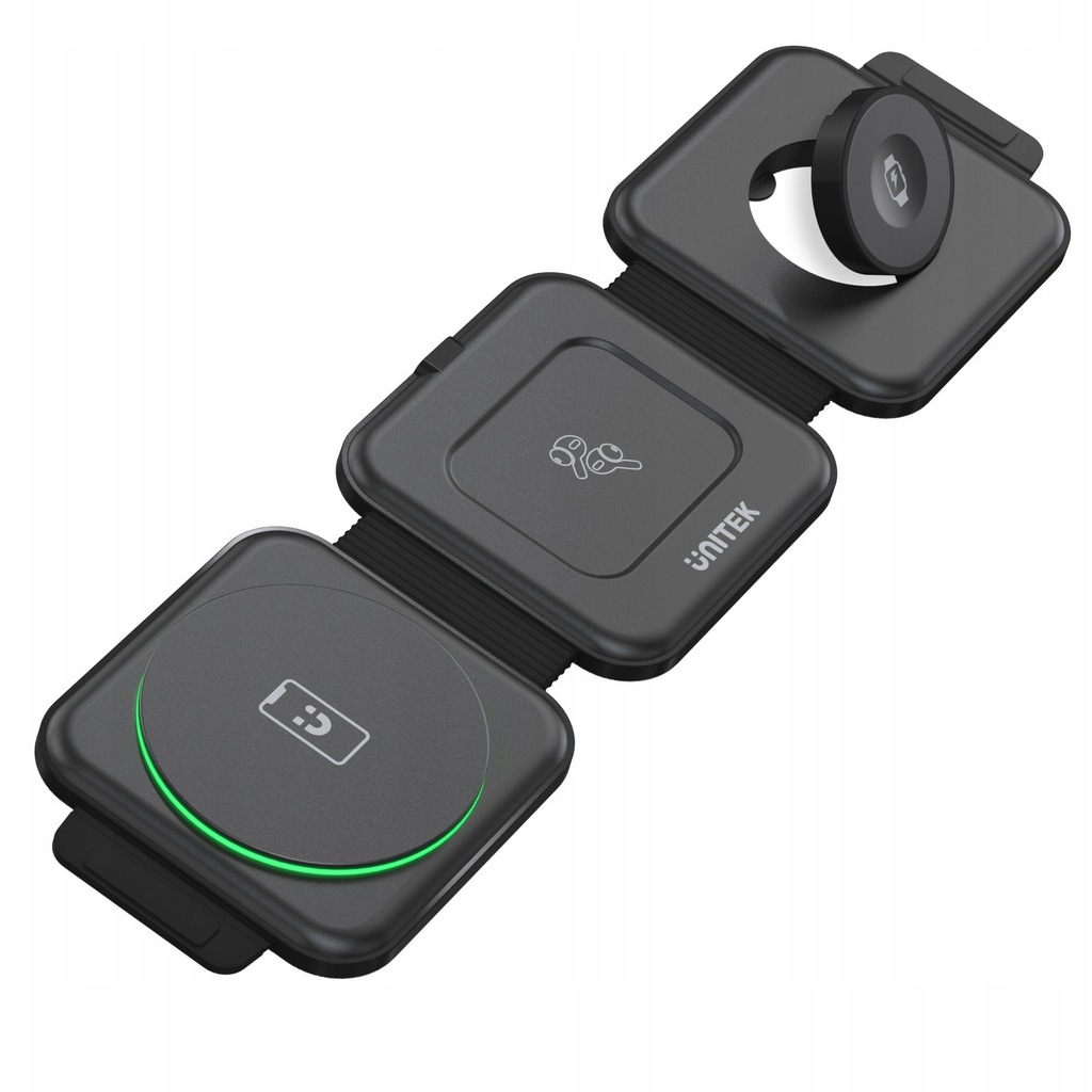 ŁADOWARKA MAGNETYCZNA UNITEK P1223A 3W1 15W PRZENOŚNA