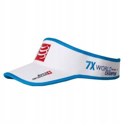 DASZEK DO BIEGANIA COMPRESSPORT VISOR BIAŁY