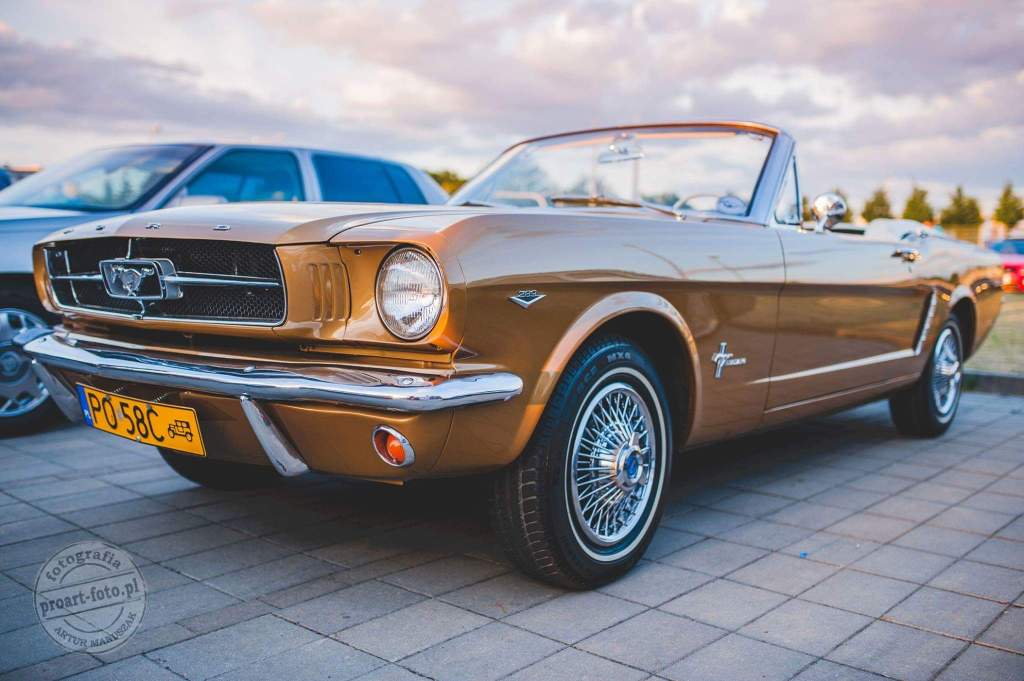 Ford Mustang z 65r przejazd okolicznościowy Poznań