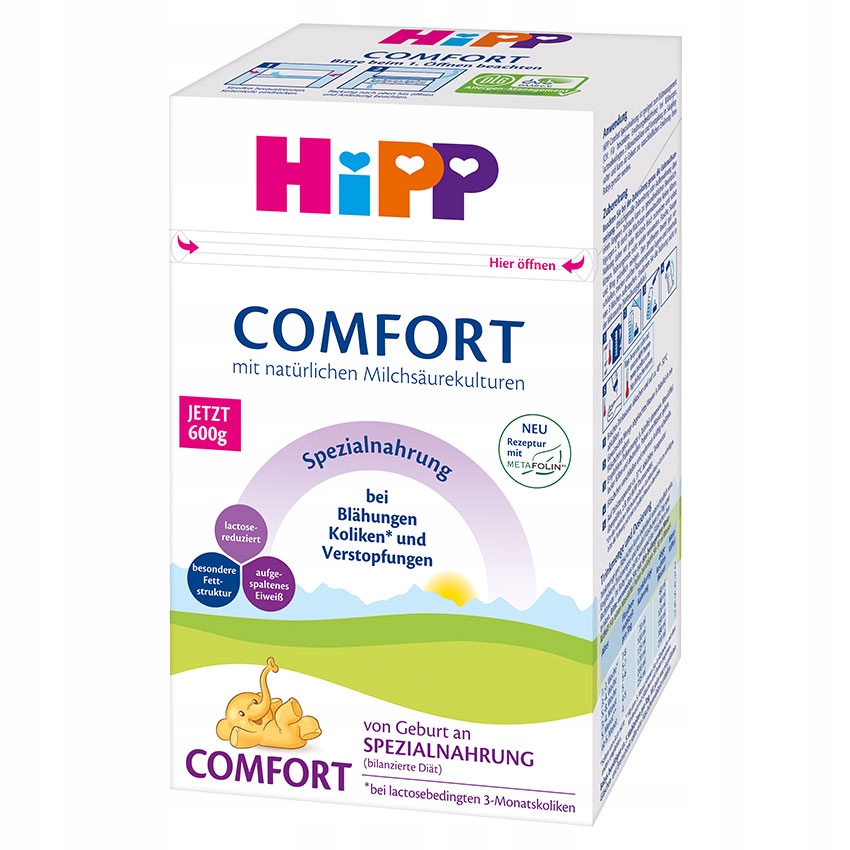 4x HiPP Comfort Combiotik 600 g