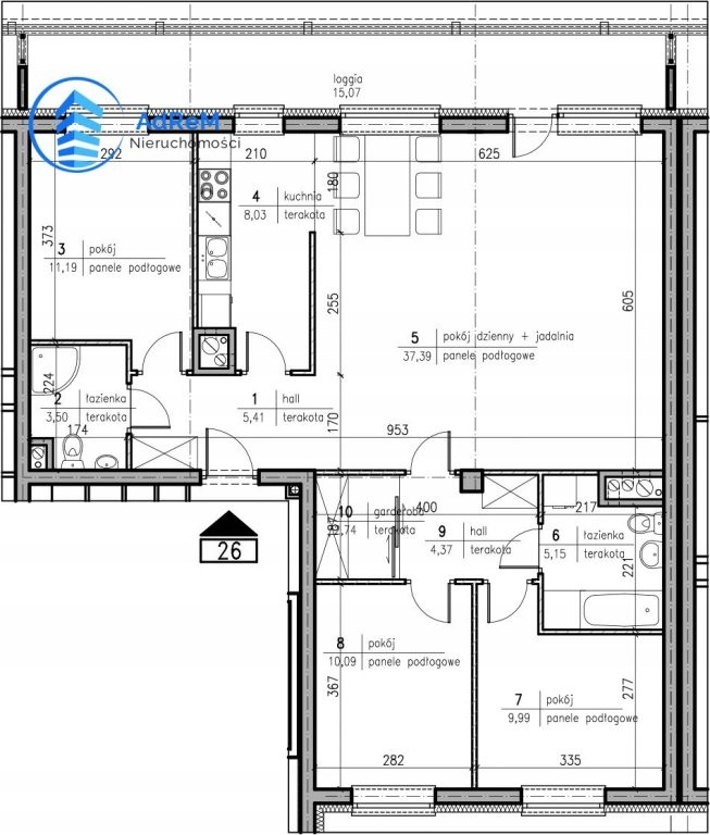 Mieszkanie, Białystok, Nowe Miasto, 98 m²