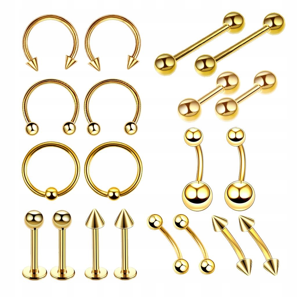 Body Jewelry Piercing Piercing Jewelry Lot Eyebrow Stud Navel 1.2x10+3mm