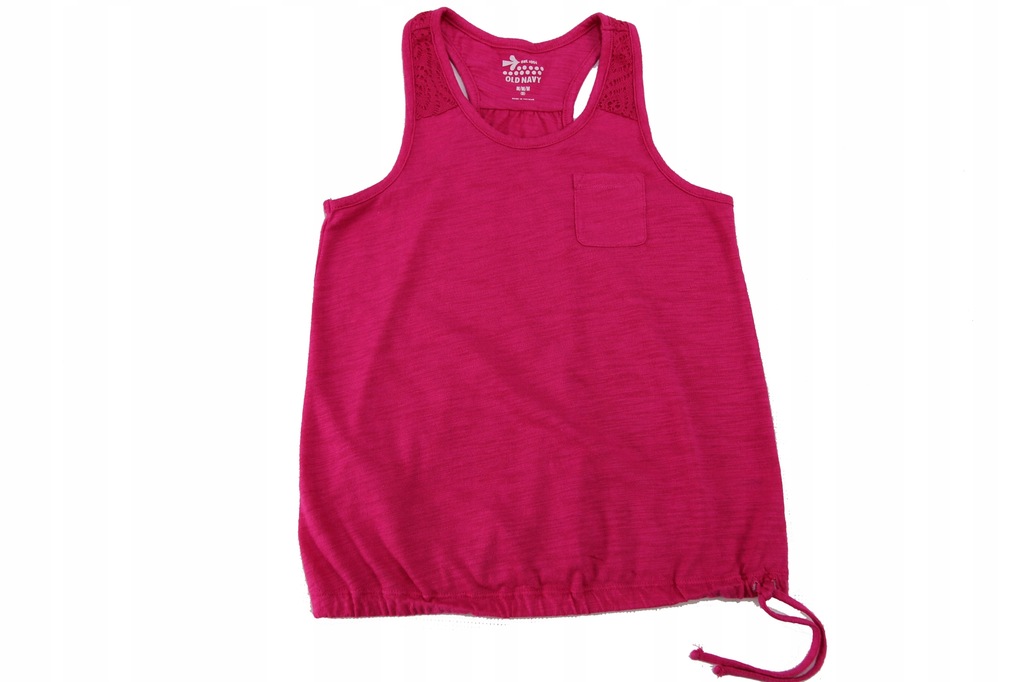 Top wiązany z koronką OLD NAVY r 128 (A5755)