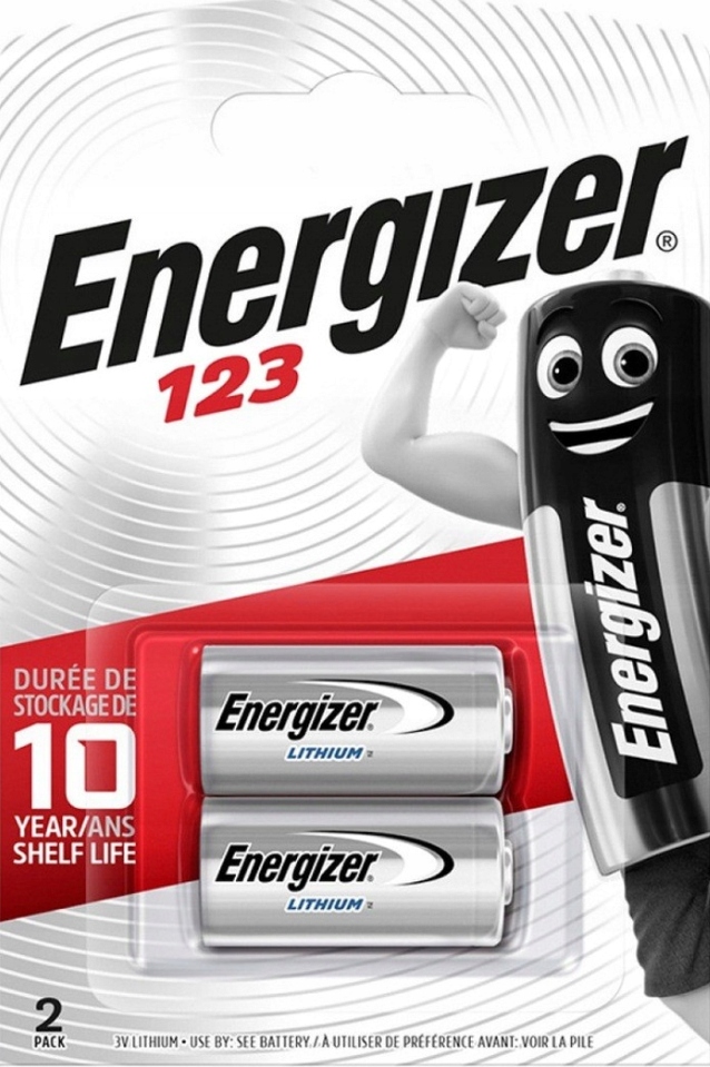 BATERIA DO APARATU FOTO Energizer 123/bl. 2 szt