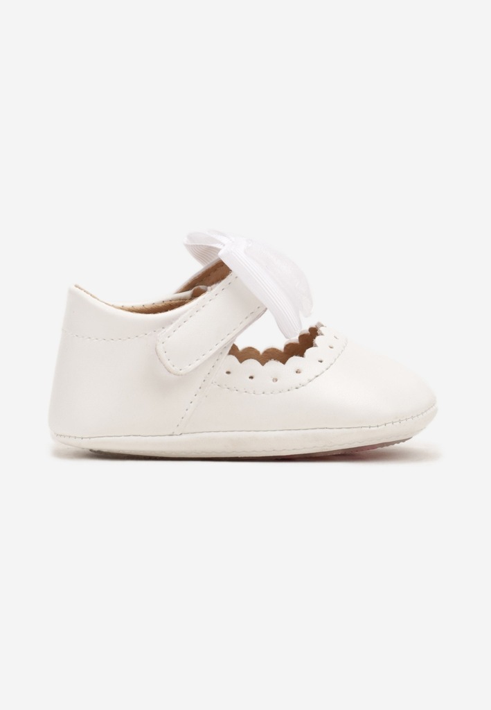 Born2Be Białe Balerinki 18 Ekoskóra Casual