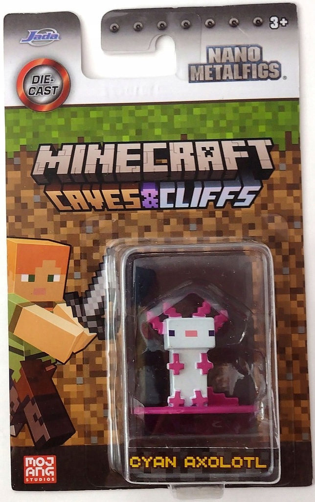 Mini Figurka Minecraft Cyan Axolotl 12709897803 oficjalne