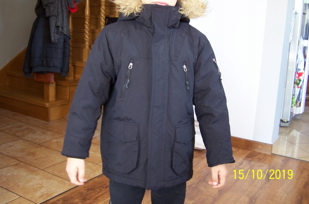 KURTKA ZIMOWA Parka KappAhl 110-116cm JAK NOWA