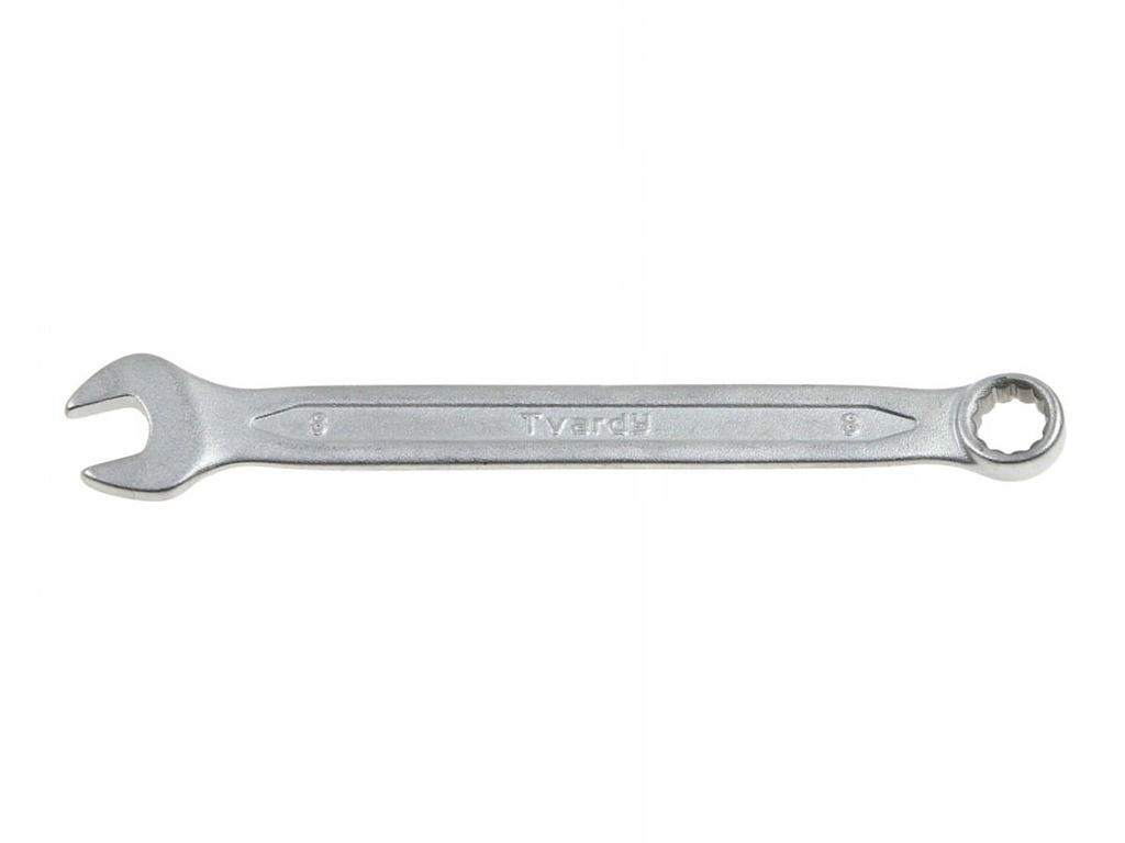 Klucz płasko-oczkowy satynowany 10mm CRV - CS DIN3
