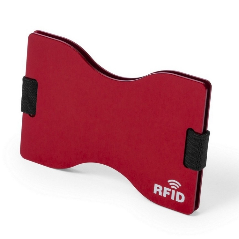 Nowe etui na karty z ochroną RFID - czerwone