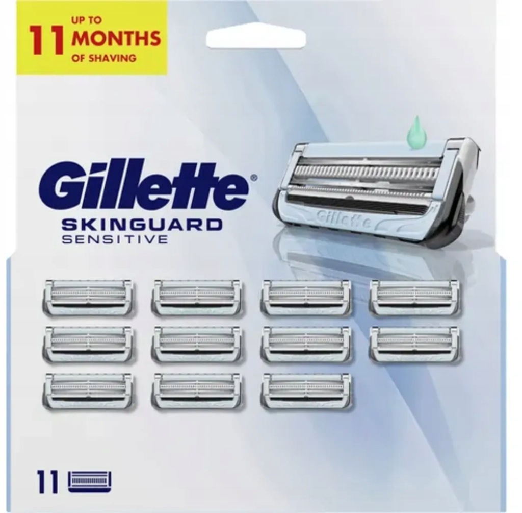 Gillette Skinguard Sensitive Wkłady do Maszynki do Golenia 11 szt.