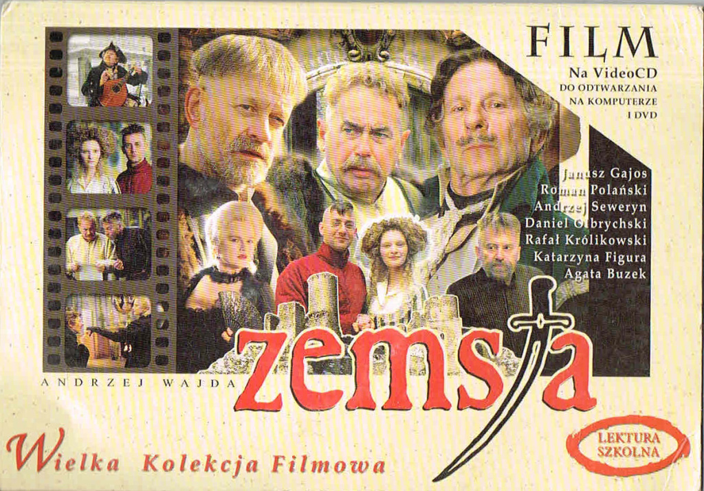 VCD - ZEMSTA (Gajos, Polański, Seweryn,Olbrychski)