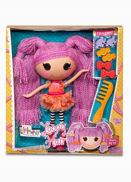 LALALOOPSY LOOPY HAIR Długie Włosy PEANUT BIG TOP