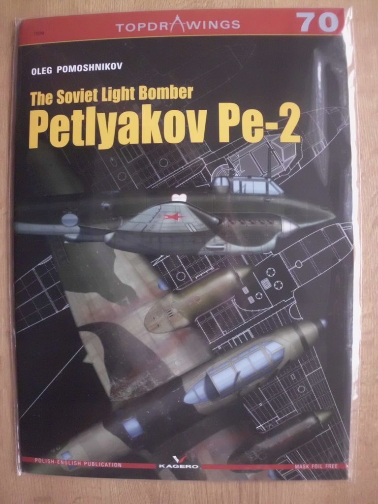 LIGHT BOMBER PETLYAKOV Pe-2 KAGERO TOPDRAWINGS 70