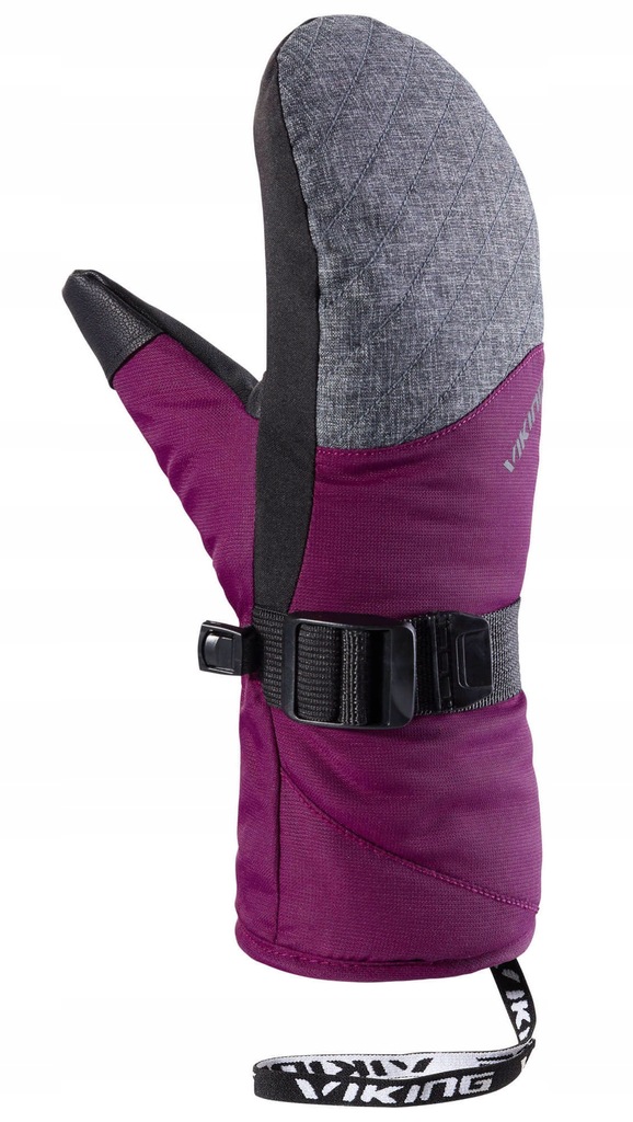 Damskie rękawice narciarskie Espada Mitten Ski Lady burgundy Viking 6