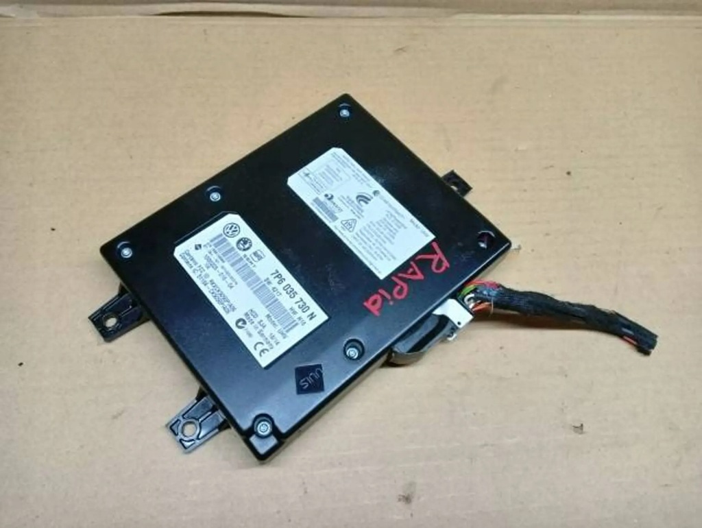 SKODA RAPID I 14R MODUŁ BLUETOOTH 7P6035730N
