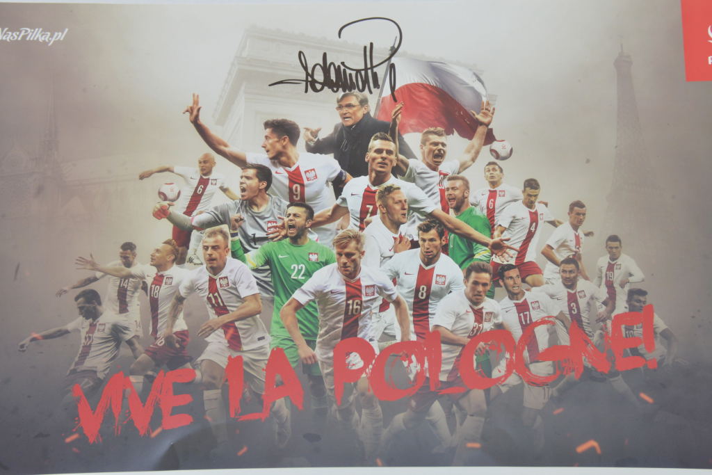 CZD Plakat reprezentacji polski autograf Nawałki