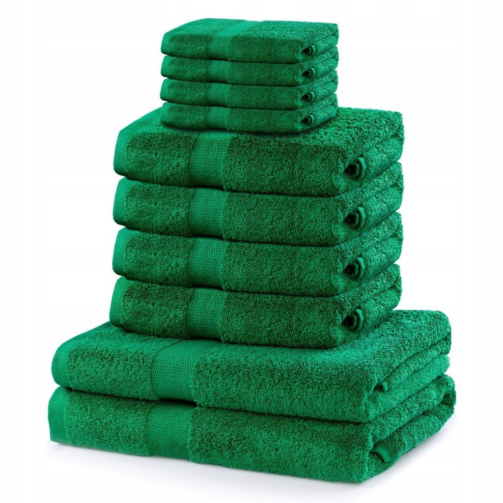Ręcznik MARINA kolor butelkowa zieleń 2*70x140+4*50x100+4*30x50 decoking -