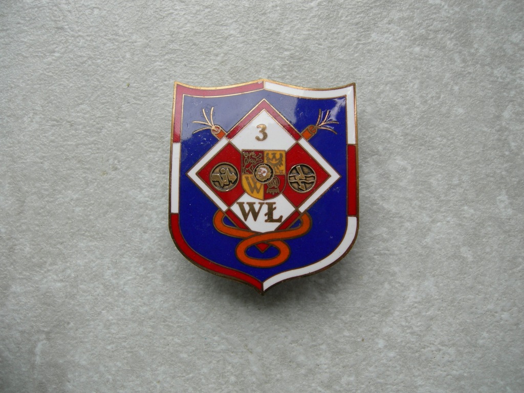 ODZNAKA WOJSKOWA 3 WĘZEŁ ŁĄCZNOŚCI WROCŁAW.