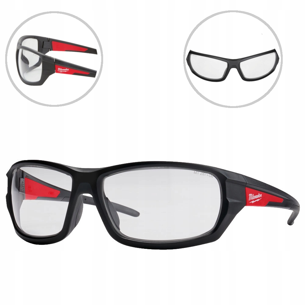 MILWAUKEE OKULARY GOGLE OCHRONNE BEZBARWNE PREMIUM