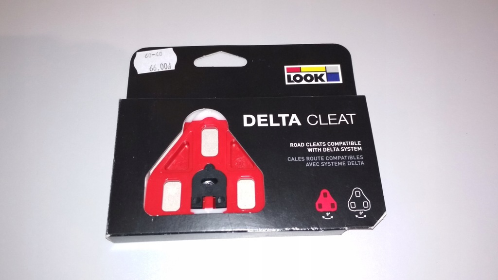 Bloki Look Delta Cleat czerwone 9 stopni