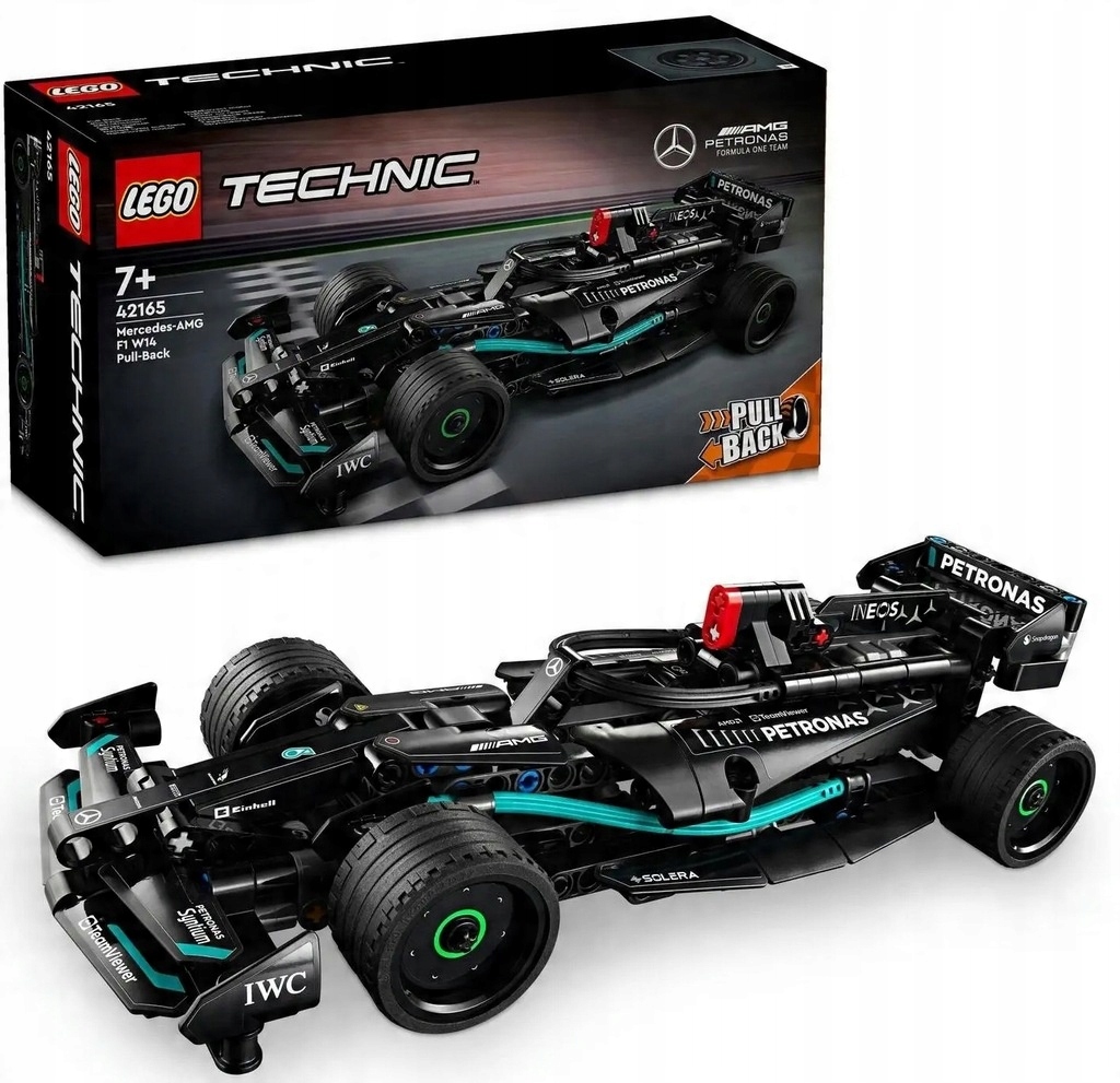 LEGO TECHNIC ZESTAW 42165 AUTKO MERCEDES AMG F1 W14 E PERFORMANCE PULL-BACK