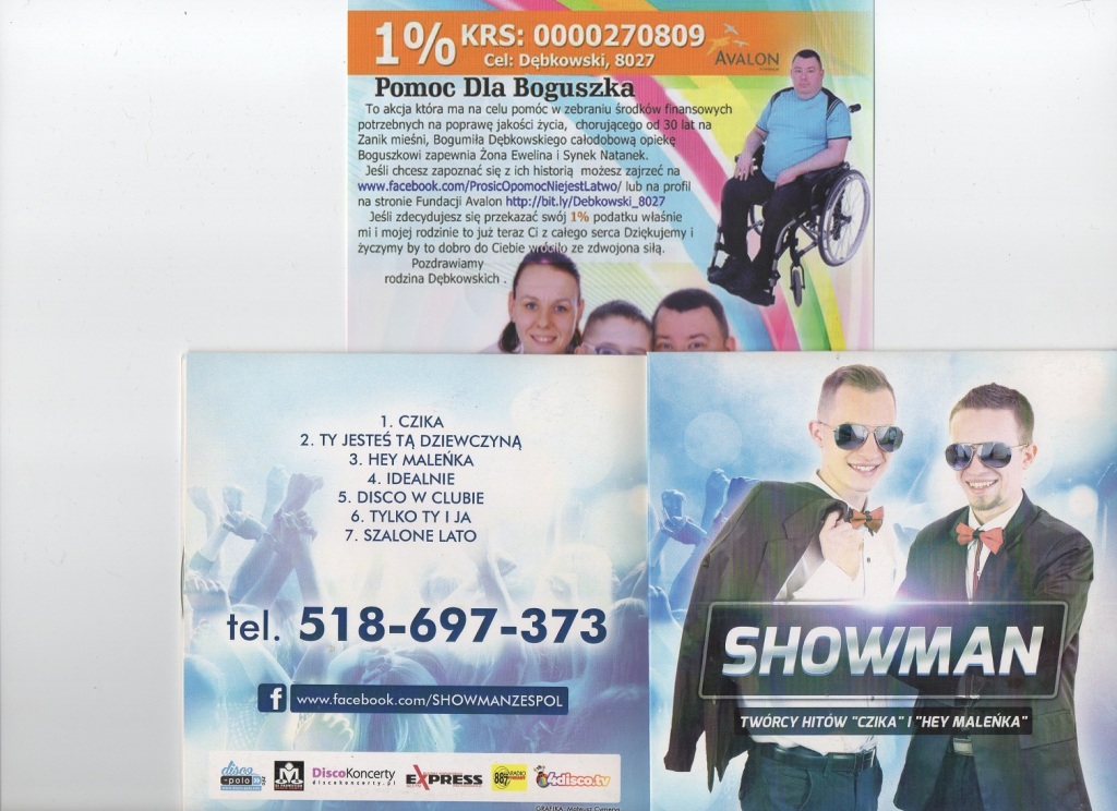 SHOWMAN - PROMO CD NOWA