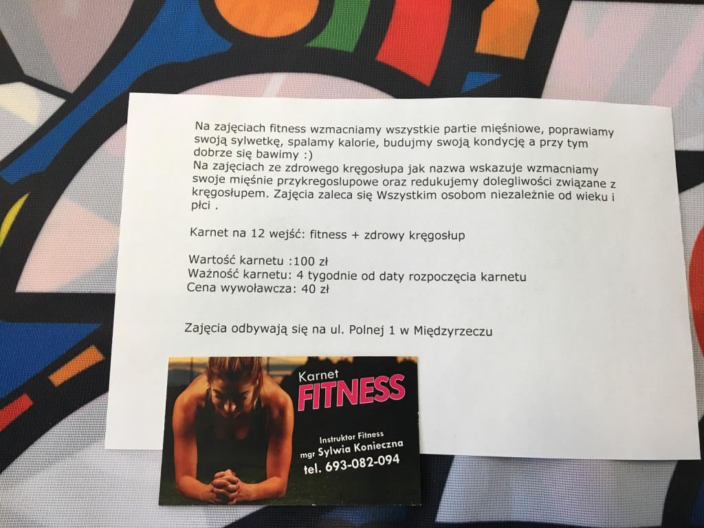 Karnet na zajęcia fitness w Międzyrzeczu