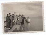 JEZIORO CHIEMSEE 1934 STARA FOTOGRAFIA STATEK
