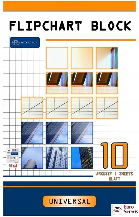 Blok do flipcharta 10k gładki 100x64 INTERDRUK Int